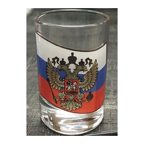 Fabriqués en Russie Glasstar Ensemble de 6 Verres à Vodka Verre gravé et décoré